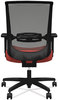 A Picture of product HON-CMY1ACU67 HON® Convergence® Mid-Back Task Chair Synchro-Tilt and Seat Glide, Supports Up to 275 lb, Red Black Back/Base