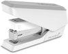 A Picture of product FEL-5011501 Fellowes® LX840™ EasyPress Half Strip Stapler 25-Sheet Capacity, White