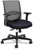 A Picture of product HON-CMY1ACU98 HON® Convergence® Mid-Back Task Chair Synchro-Tilt and Seat Glide, Supports Up to 275 lb, Navy Black Back/Base