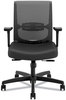 A Picture of product HON-CMY1AUR10 HON® Convergence® Mid-Back Task Chair Synchro-Tilt and Seat Glide, Supports Up to 275 lb, Black