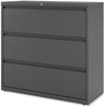 A Picture of product ALE-HLF4241CC Alera® Lateral File 3 Legal/Letter/A4/A5-Size Drawers, Charcoal, 42" x 18.63" 40.25"