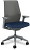 A Picture of product HON-CRTHSCA13LRS HON® Cipher™ Mesh Back Task Chair Supports Up to 300 lb, 15" 20" Seat Height, Navy Charcoal Base