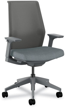 HON® Cipher™ Mesh Back Task Chair Supports 300 lb, 15" to 20" Seat Height, Basalt Charcoal Base