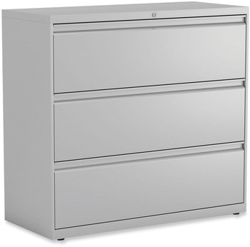 Alera® Lateral File 3 Legal/Letter/A4/A5-Size Drawers, Light Gray, 42" x 18.63" 40.25"