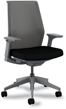 HON® Cipher™ Mesh Back Task Chair Supports Up to 300 lb, 15" 20" Seat Height, Black Charcoal Base