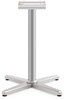 A Picture of product HON-CT29MXPR8 HON® Arrange® X-Leg Base for 30" to 36" Tops, 25.59w x 27.88h, Silver