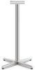 A Picture of product HON-CT42MXPR8 HON® Arrange® X-Leg Base for 30" to 36" Tops, 25.59w x 25.59d 40h, Silver