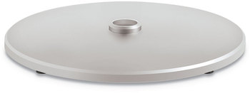 HON® Arrange® Disc Shroud Base, 32.71" x 1.42", Silver, Steel