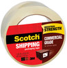 A Picture of product MMM-3750CS36ST Scotch® 3750 Commercial Grade Packaging Tape with ST-181 Pistol-Grip Dispenser, 3" Core, 1.88" x 54.6 yds, Clear, 36/Carton