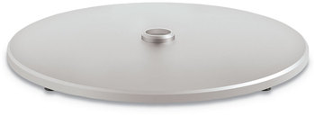 HON® Arrange® Disc Shroud Base, 26.82" x 1.42", Silver, Steel