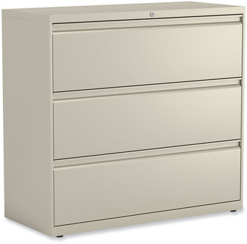 Alera® Lateral File 3 Legal/Letter/A4/A5-Size Drawers, Putty, 42" x 18.63" 40.25"