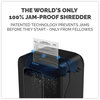 A Picture of product FEL-5015001 Fellowes® Powershred® LX200 Micro Cut Shredder Micro-Cut 12 Manual Sheet Capacity, Black