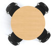 A Picture of product HON-ERD42ENDD HON® Build™ Round Table Top Shaped 42" Diameter, Natural Maple