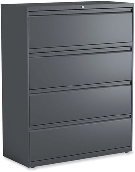 Alera® Lateral File 4 Legal/Letter/A4/A5-Size Drawers, Charcoal, 42" x 18.63" 52.5"