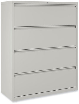Alera® Lateral File 4 Legal/Letter-Size Drawers, Light Gray, 42" x 18.63" 52.5"