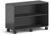 A Picture of product HON-ESB2H3WSSNA HON® Class-ifi™ Single Sided Bookcases Two-Shelf, 46.63w x 18.75d 31.38h, Charcoal