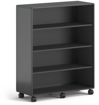 HON® Class-ifi™ Single Sided Bookcases Sides Four-Shelf, 46.63w x 18.75d 57.38h, Charcoal