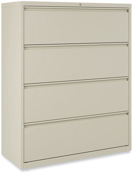 Alera® Lateral File 4 Legal/Letter-Size Drawers, Putty, 42" x 18.63" 52.5"