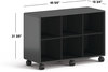 A Picture of product HON-ESC2H3WSSNA HON® Class-ifi™ Single Sided Cubbie 46.62 x 18.75 31.37, Charcoal