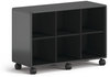 A Picture of product HON-ESC2H3WSSNA HON® Class-ifi™ Single Sided Cubbie 46.62 x 18.75 31.37, Charcoal