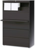 A Picture of product ALE-HLF4267CC Alera® Lateral File 5 Legal/Letter/A4/A5-Size Drawers, Charcoal, 42" x 18.63" 67.63"