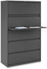 A Picture of product ALE-HLF4267CC Alera® Lateral File 5 Legal/Letter/A4/A5-Size Drawers, Charcoal, 42" x 18.63" 67.63"