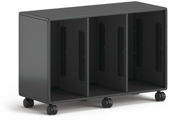 HON® Class-ifi™ Tote Storage Cabinet Three-Wide, 46.63" x 18.75" 31.38", Charcoal Gray