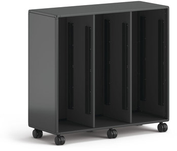 HON® Class-ifi™ Tote Storage Cabinet Three-Wide, 46.63" x 18.75" 44.13", Charcoal Gray