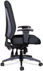 A Picture of product ALE-HPM4101 Alera® Wrigley Series High Performance High-Back Multifunction Task Chair Supports 275 lb, 18.7" to 22.24" Seat Height, Black