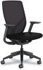 A Picture of product HON-FXT0STAMC10T HON® Flexion™ Mesh Back Task Chair Supports Up to 300lb, 14.81" 19.7" Seat Height, Black Seat/Back/Base