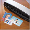 A Picture of product FEL-52015 Fellowes® Laminating Pouches 5 mil, 3.88" x 2.63", Gloss Clear, 100/Pack