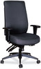 A Picture of product ALE-HPM4101 Alera® Wrigley Series High Performance High-Back Multifunction Task Chair Supports 275 lb, 18.7" to 22.24" Seat Height, Black