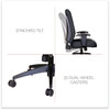 A Picture of product ALE-HPS4101 Alera® Wrigley Series High Performance High-Back Synchro-Tilt Task Chair Supports 275 lb, 17.24" to 20.55" Seat Height, Black