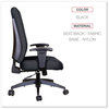 A Picture of product ALE-HPS4101 Alera® Wrigley Series High Performance High-Back Synchro-Tilt Task Chair Supports 275 lb, 17.24" to 20.55" Seat Height, Black