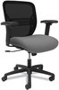 A Picture of product HON-GTHMZ1CU22 HON® Gateway™ Mid-Back Task Chair Supports Up to 250 lb, 17" 22" Seat Height, Frost Black Back/Base