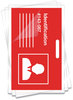 A Picture of product FEL-52033 Fellowes® Laminating Pouches 5 mil, 3.88" x 2.63", Gloss Clear, 25/Pack
