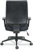 A Picture of product ALE-HPS4201 Alera® Wrigley Series High Performance Mid-Back Synchro-Tilt Task Chair Supports 275 lb, 17.91" to 21.88" Seat Height, Black