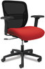 A Picture of product HON-GTHMZ1CU67 HON® Gateway™ Mid-Back Task Chair Supports Up to 250 lb, 17" 22" Seat Height, Ruby Black Back/Base