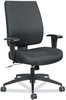 A Picture of product ALE-HPS4201 Alera® Wrigley Series High Performance Mid-Back Synchro-Tilt Task Chair Supports 275 lb, 17.91" to 21.88" Seat Height, Black