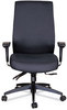 A Picture of product ALE-HPT4101 Alera® Wrigley Series 24/7 High Performance High-Back Multifunction Task Chair Supports 300 lb, 17.24" to 20.55" Seat, Black