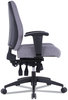 A Picture of product ALE-HPT4241 Alera® Wrigley Series 24/7 High Performance Mid-Back Multifunction Task Chair Supports Up to 275 lb, Gray, Black Base