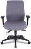 A Picture of product ALE-HPT4241 Alera® Wrigley Series 24/7 High Performance Mid-Back Multifunction Task Chair Supports Up to 275 lb, Gray, Black Base