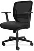 A Picture of product HON-GVFMZ1ACCF10 HON® Gateway™ Mid-Back Task Chair Supports Up to 250 lb, 17" 22" Seat Height, Black