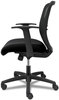 A Picture of product HON-GVHMZ1ACCF10 HON® Gateway™ Mid-Back Task Chair Supports Up to 250 lb, 17" 22" Seat Height, Black