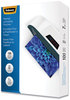 A Picture of product FEL-52041 Fellowes® Laminating Pouches 7 mil, 9" x 11.5", Gloss Clear, 100/Pack