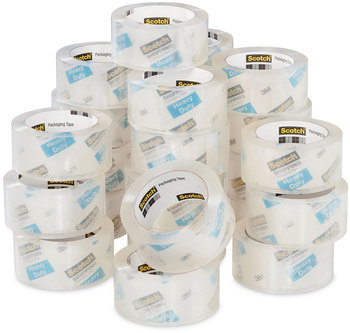 Scotch® 3850 Heavy-Duty Packaging Tape 3" Core, 1.88" x 54.6 yds, Clear, 36/Carton