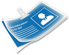 A Picture of product FEL-52050 Fellowes® Laminating Pouches 7 mil, 3.88" x 2.63", Gloss Clear, 100/Pack