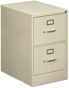 Alera® Two-Drawer Economy Vertical File 2 Legal-Size Drawers, Putty, 18" x 25" 28.38"