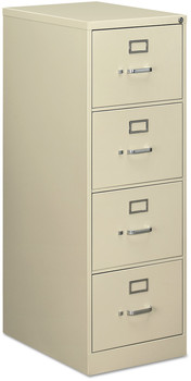 Alera® Four-Drawer Economy Vertical File 4 Legal-Size Drawers, Putty, 18" x 25" 52"