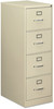 A Picture of product ALE-HVF1952PY Alera® Four-Drawer Economy Vertical File 4 Legal-Size Drawers, Putty, 18" x 25" 52"